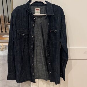 Levi's Indigo Denim Shirt Jacket